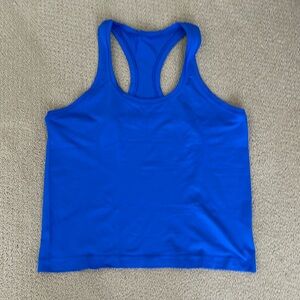 blue lululemon size 10 swiftly tech racerback tank race length
